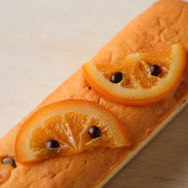 Horita205の、スリムパウンドケーキ （オレンジ＆チョコチップ）｜金沢のフルーツ専門店・ギフトなら堀他（HORITA）