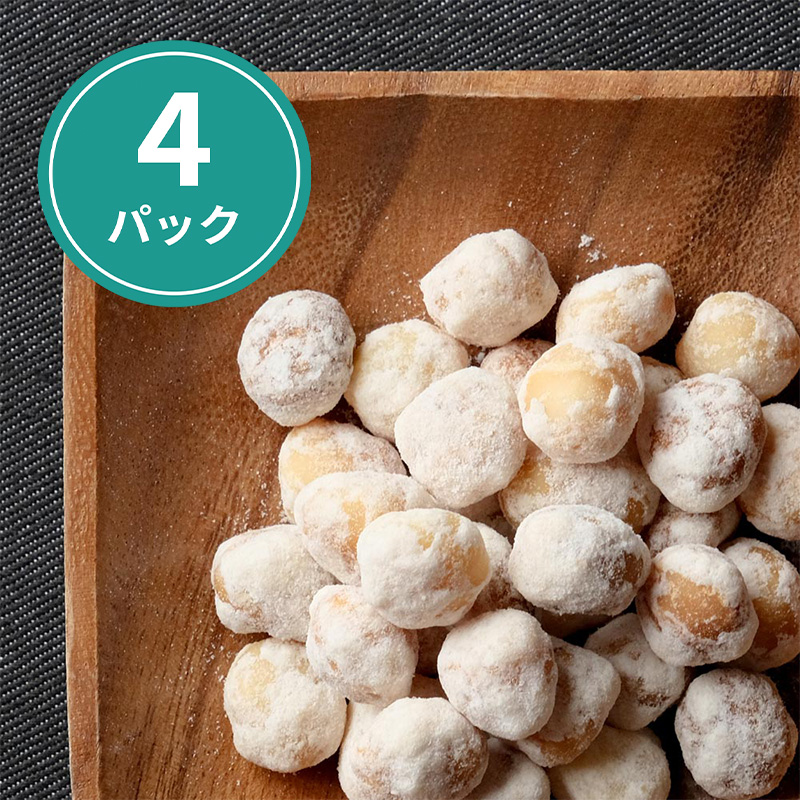 能登塩とシュガーの日本海ナッツ （ マカダミアナッツ ）100g × ４パック