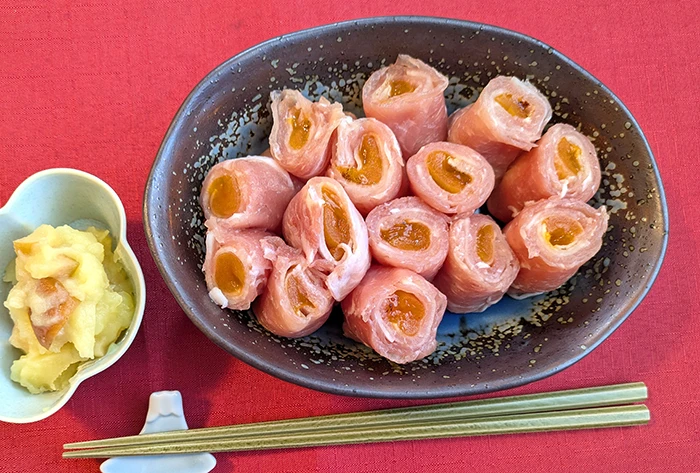 干し柿の生ハム巻き