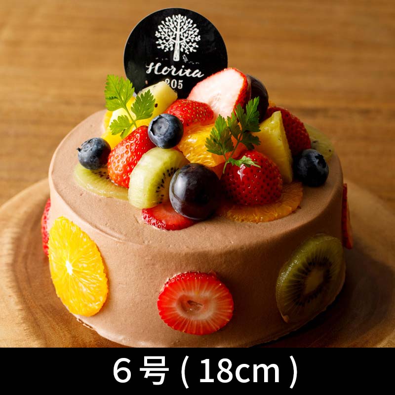 チョコボタニカルデコレーション 6号（18cm / 6～8人分）※ 特注