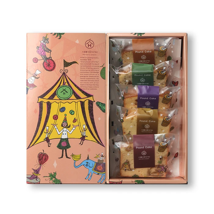 パウンドケーキ〈アソート5個セット〉八百屋のOYATSU Horita205