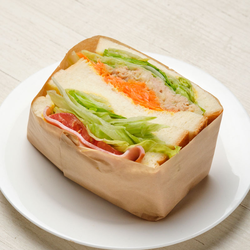 ツナ＆レタスハムトマトサンド ２個セット ※ 特注 ３日前までに予約