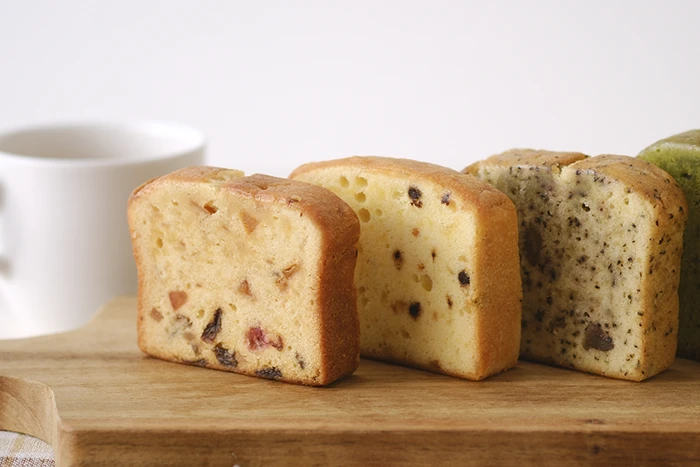 ３つのパウンドケーキ